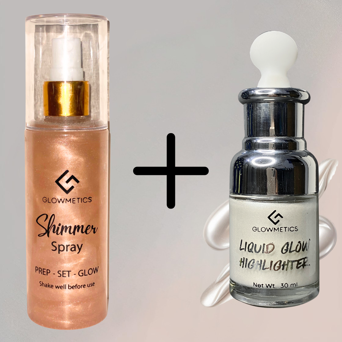 Ayeza Khan Glow Combo Deal (Shimmer Spray + Liquid Highlighter)