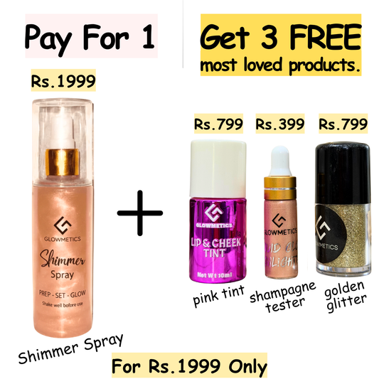 Shimmer Spray + 3 Most Loved Products (Free)
