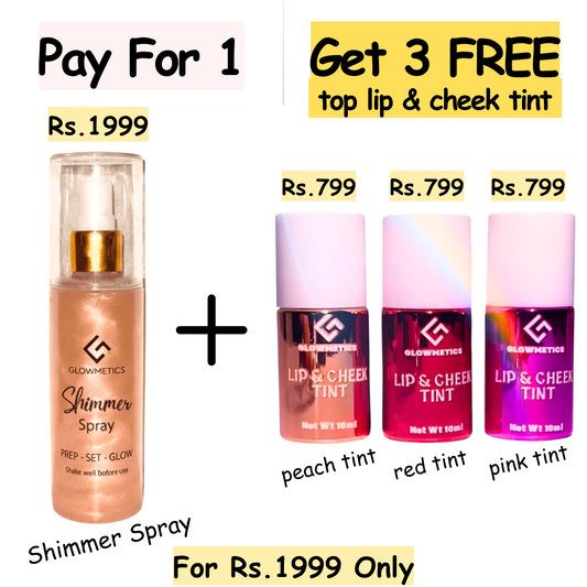 Shimmer Spray + 3 Top Tints (Free)