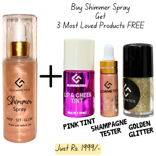 Shimmer Spray + 3 Most Loved Products (Free)