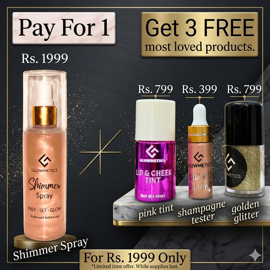 Shimmer Spray + 3 Most Loved Products (Free)