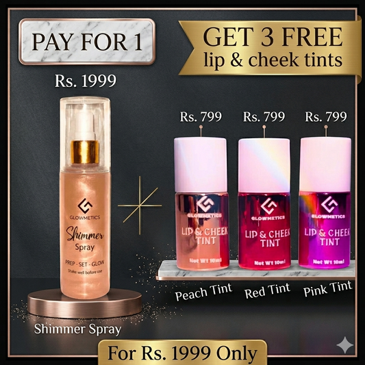 Shimmer Spray + 3 Top Tints (Free)