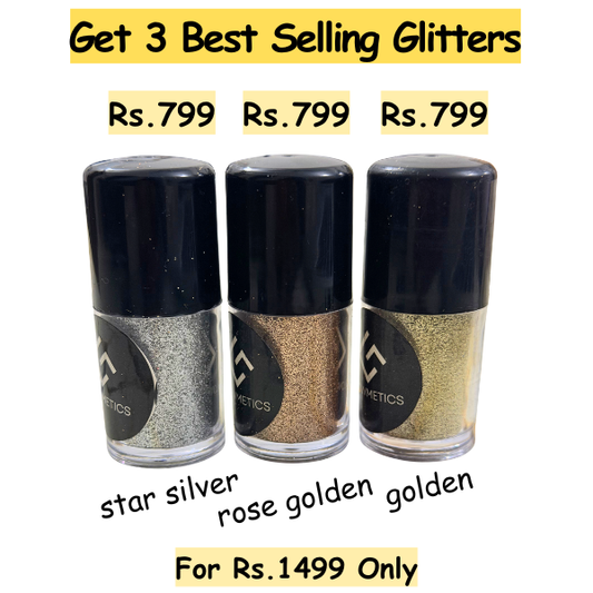 Trio Glitter Pack - Set of 3 Glitters